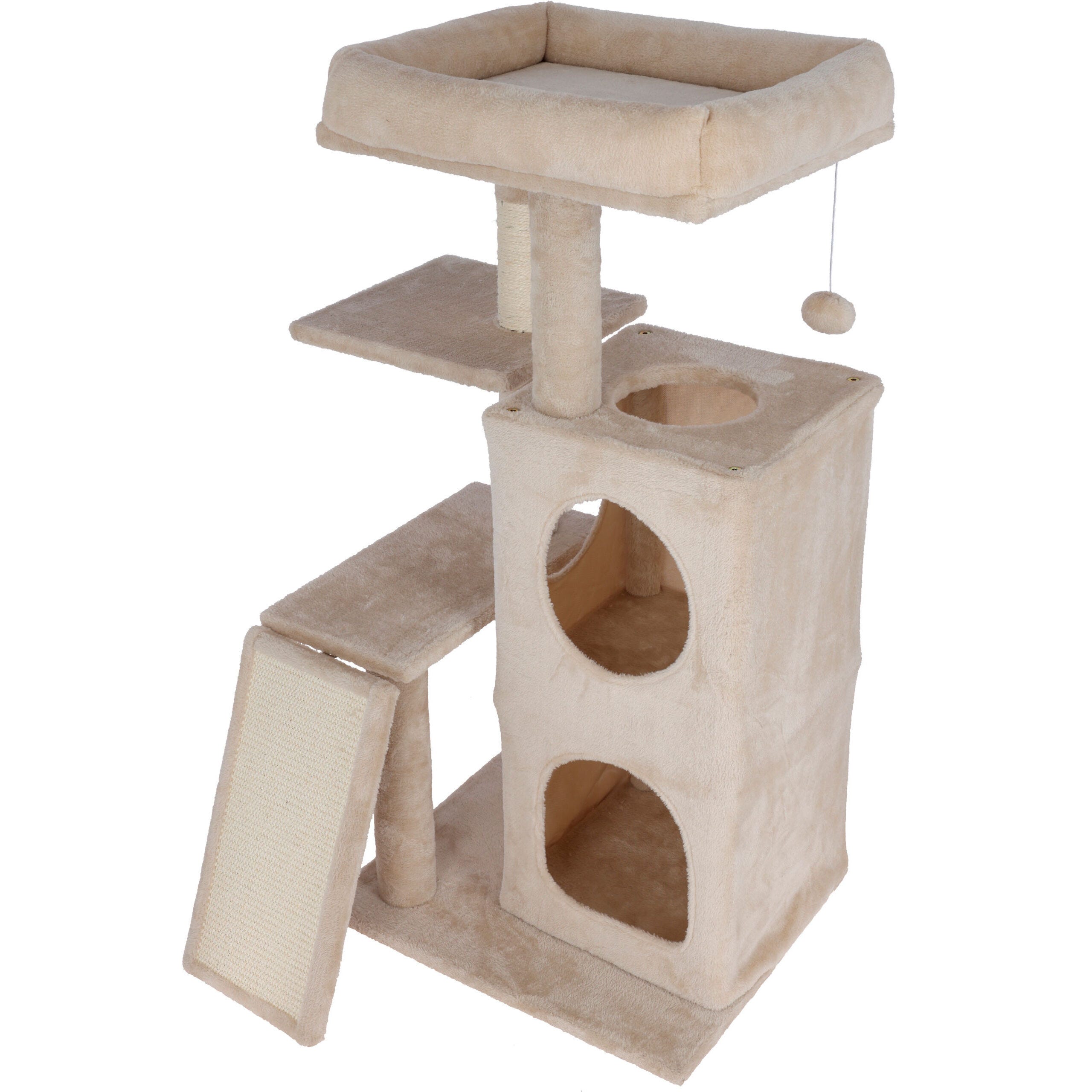 Kratzbaum Alessia, beige, 48,5x40x100 cm