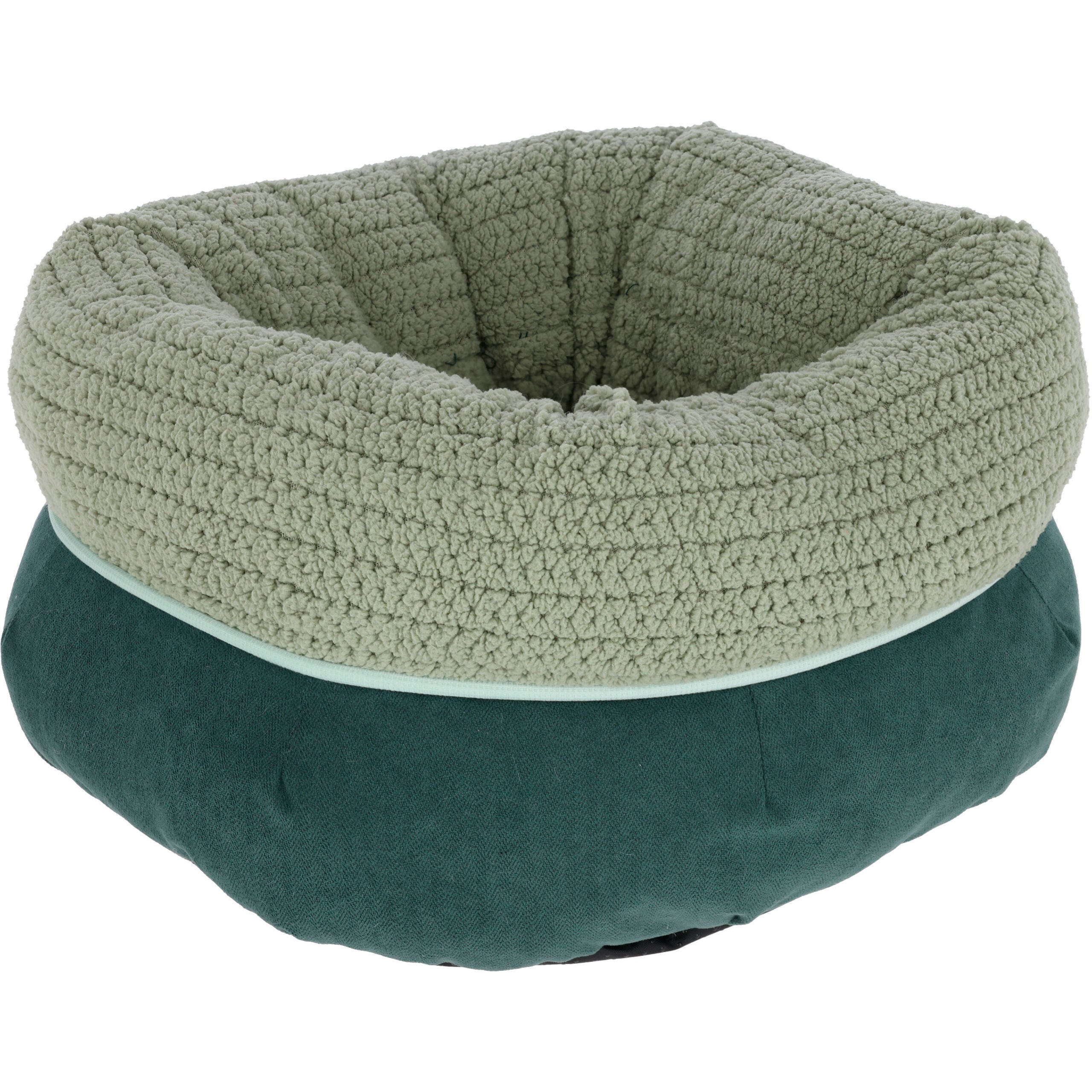Kuschelbett Anne, grün, Ø40cm, Höhe 23cm