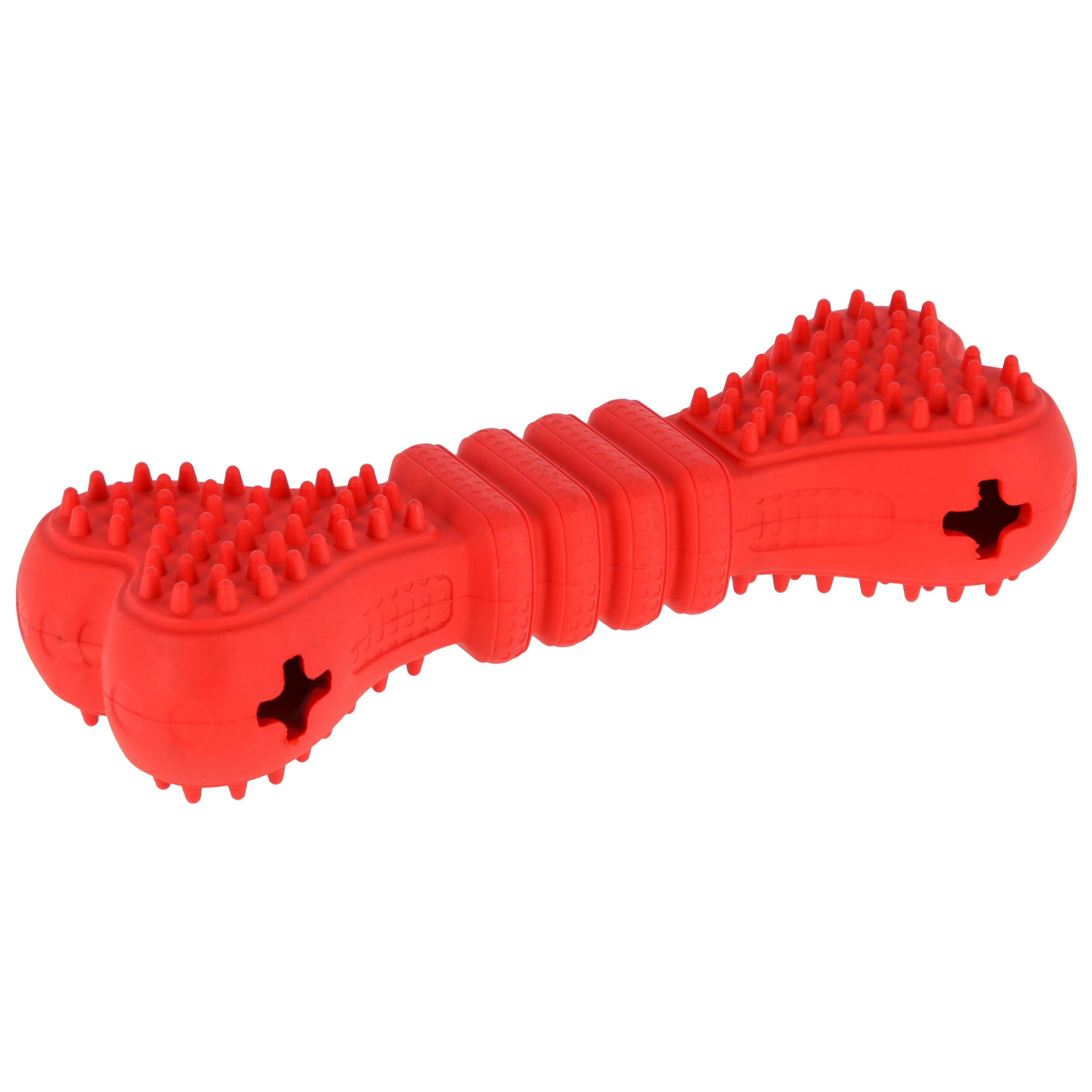 Knochen ToyFastic, befüllbar, rot, 17 x 6 x 4 cm