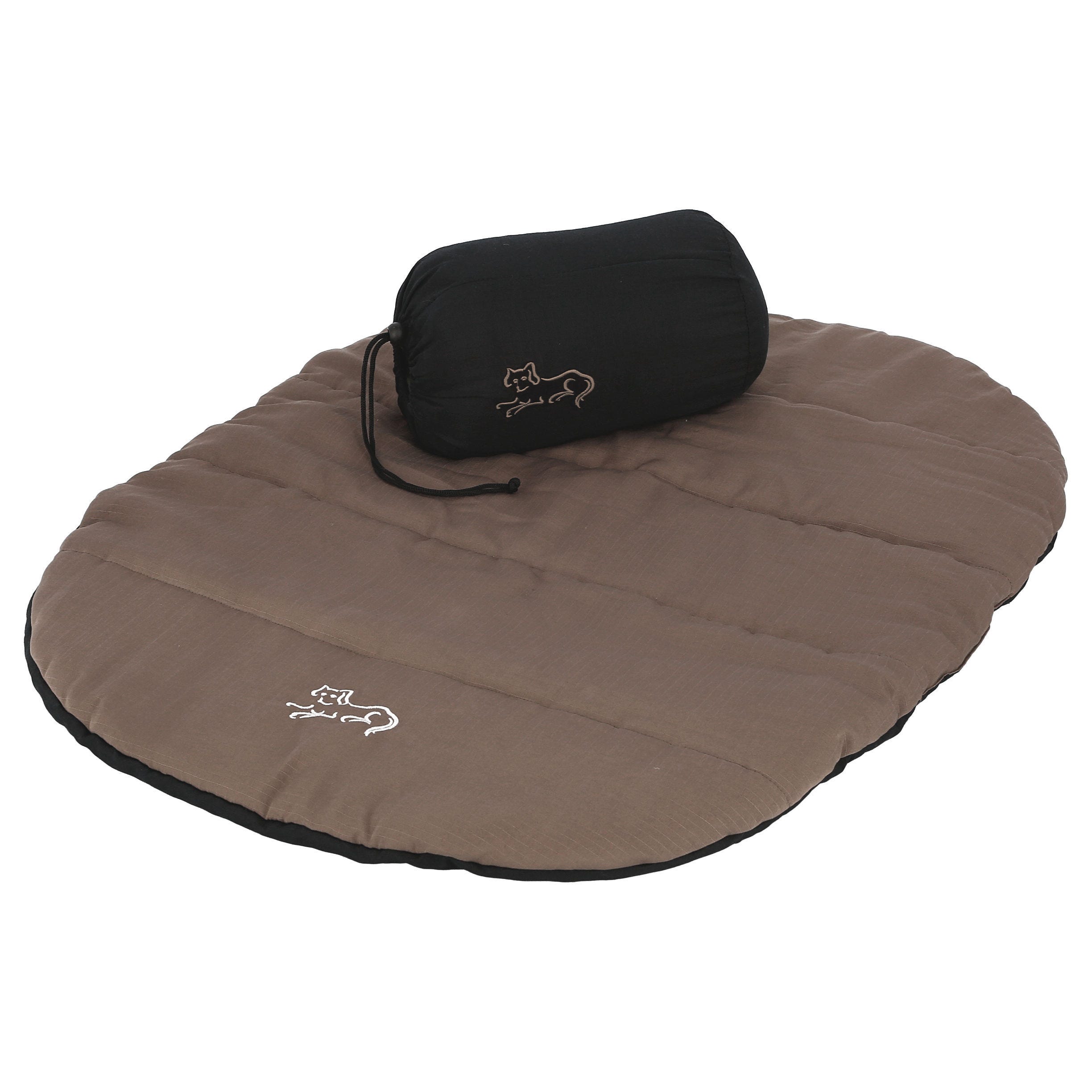 Traveller Reisekissen 85x65cm mit Hülle, taupe