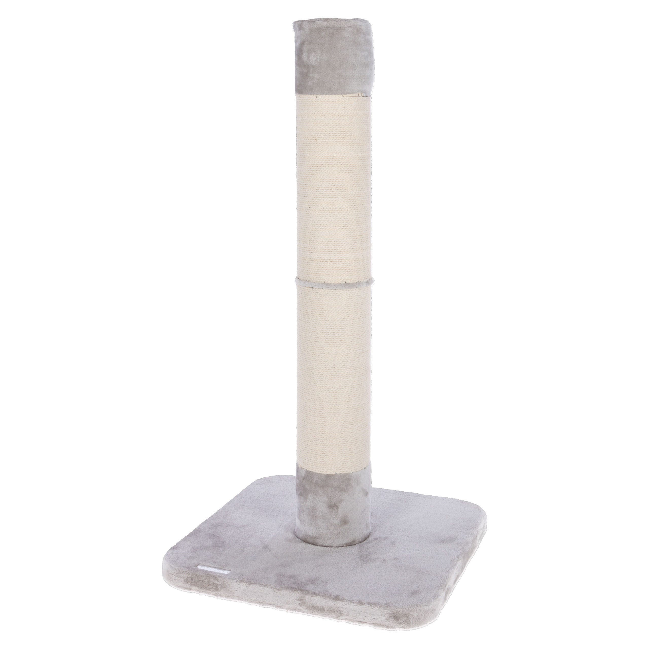 Kratzsäule Opal Jute, 56x56x119cm, grau