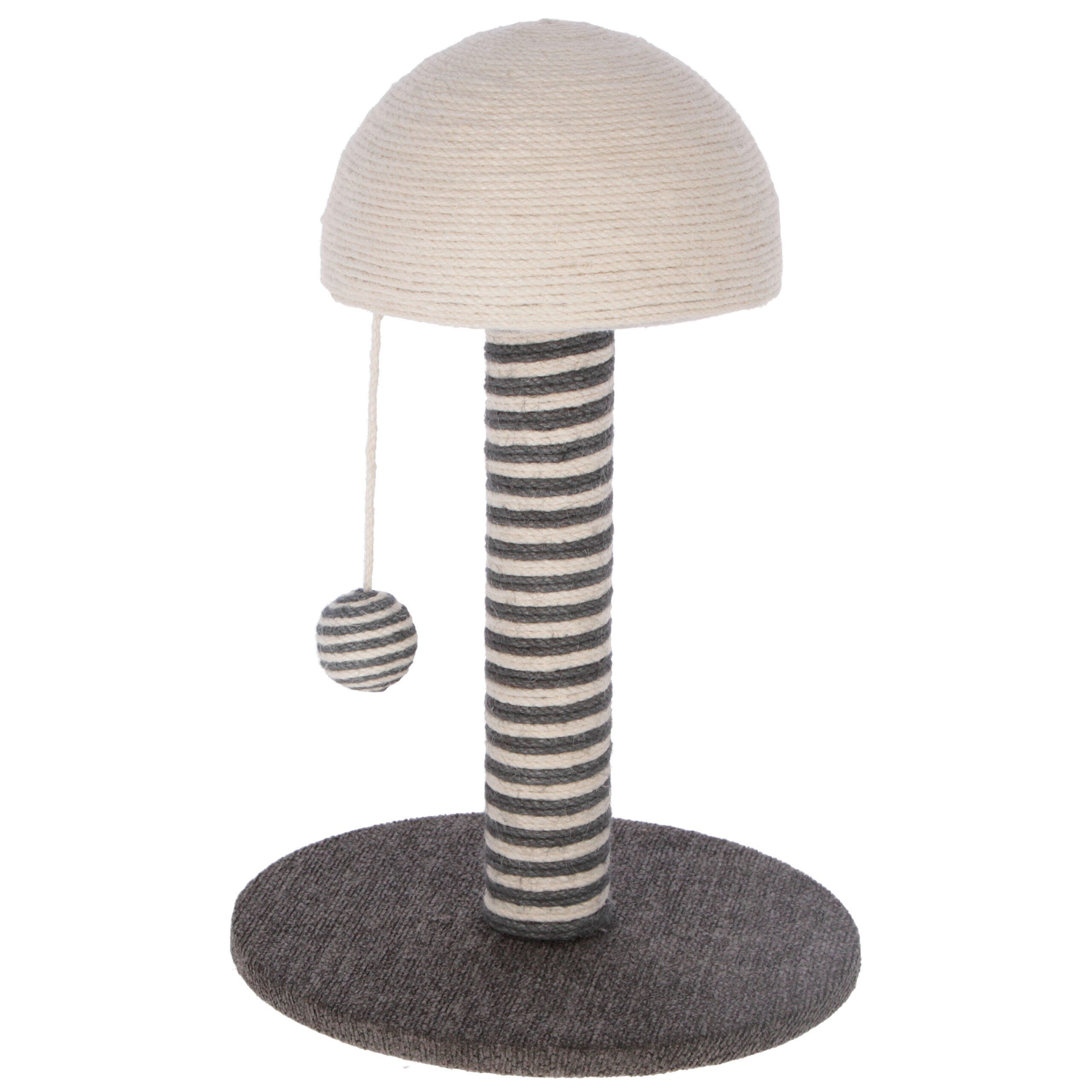 Kratzsäule Funghi, grau 30 x 30 x 42 cm,