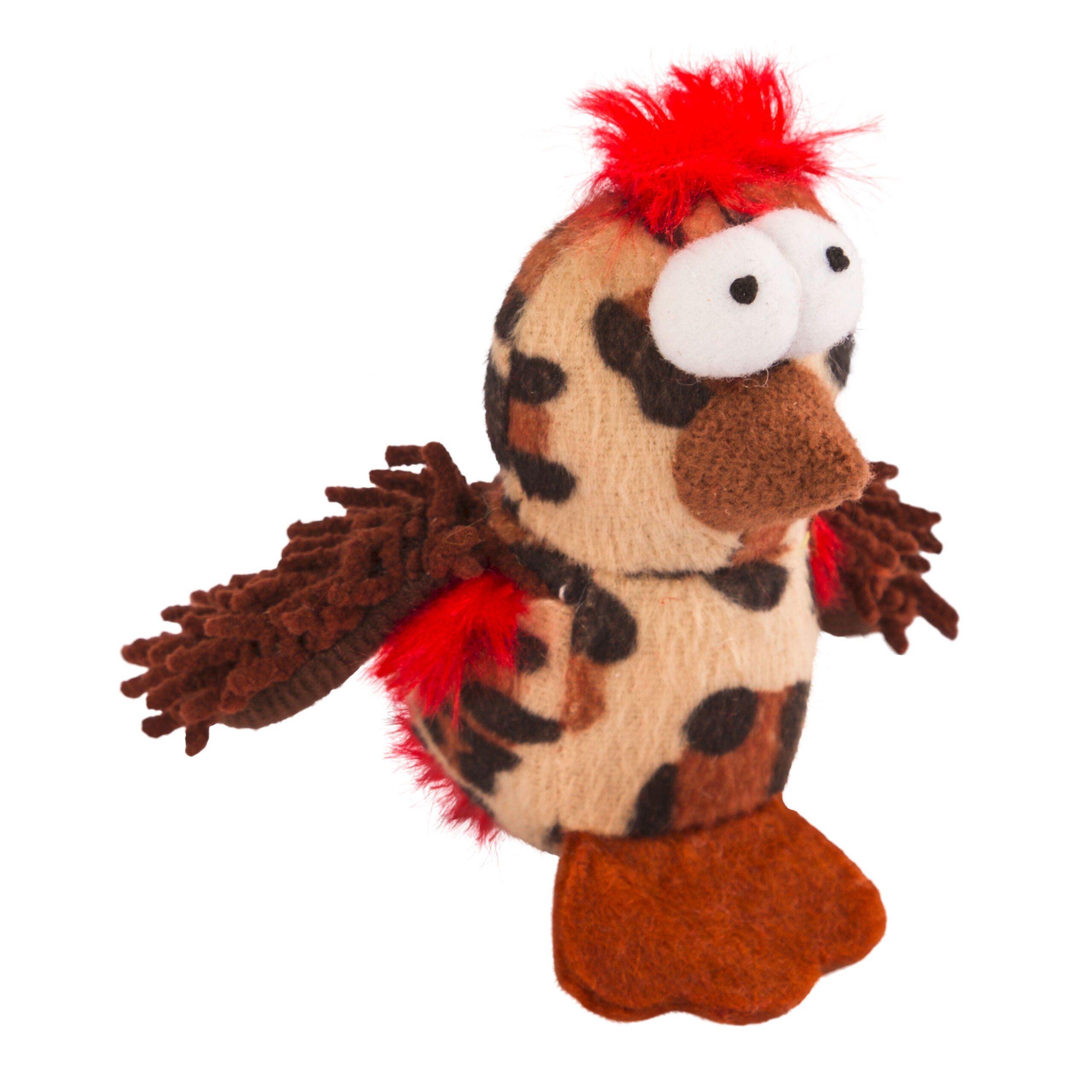 Katzenspielzeug mit Cat Nip verrrücktes Huhn, 8cm