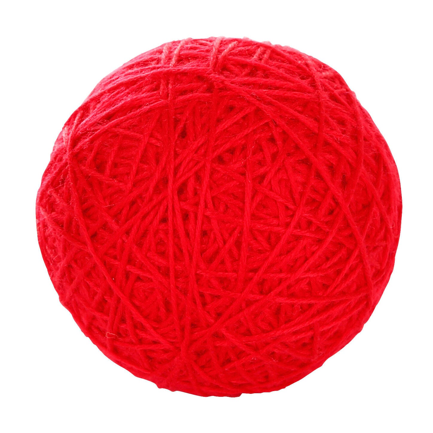 Wollspielball 10cm, rot