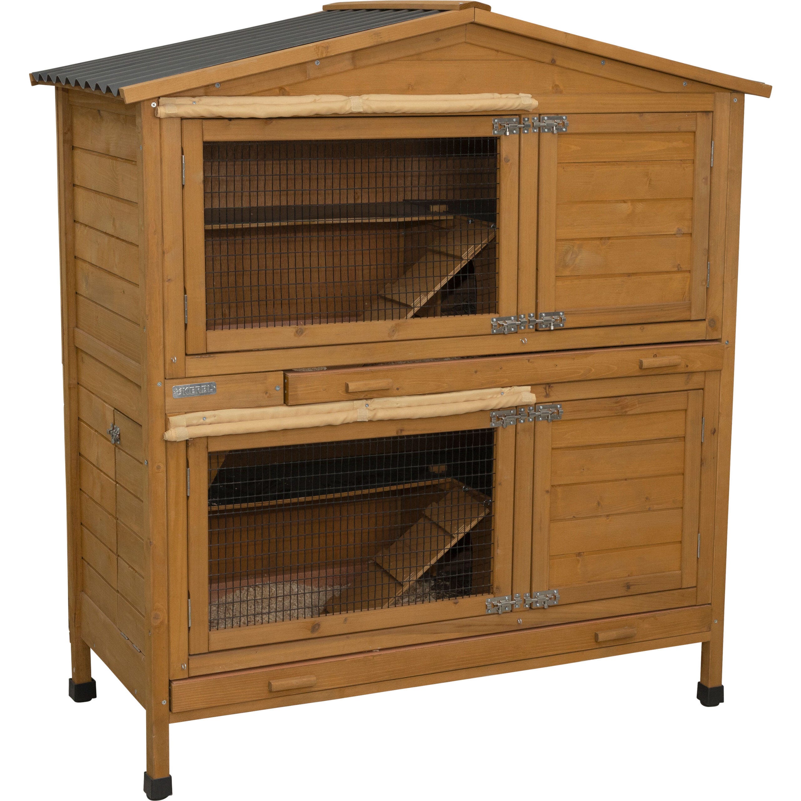 Nagerstall Appartement Pro 118x61x130cm, Kunststoffdach