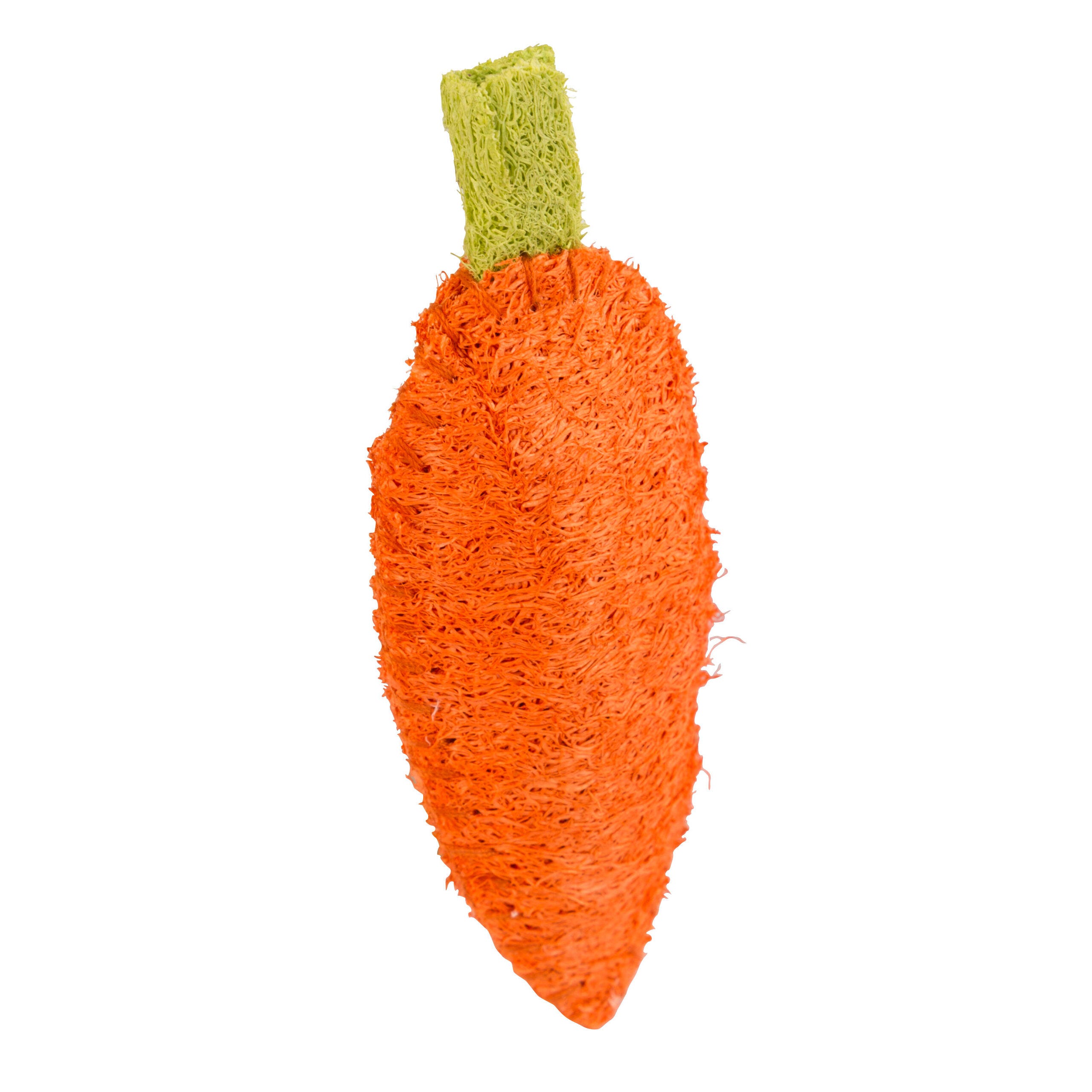 Karotte aus Luffa für Nager, 10cm