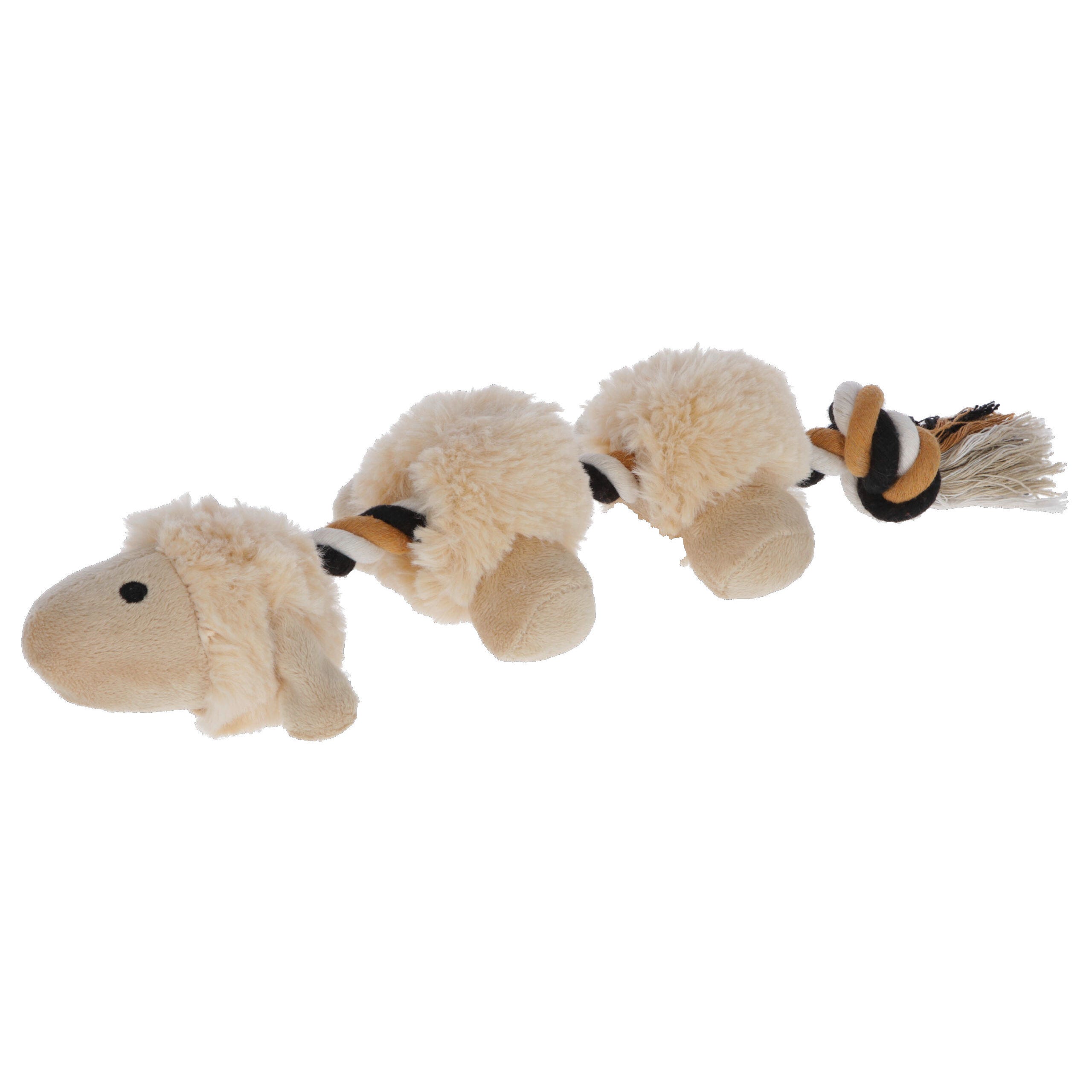 Shaggy Lamm mit Baumwollseil, 39cm