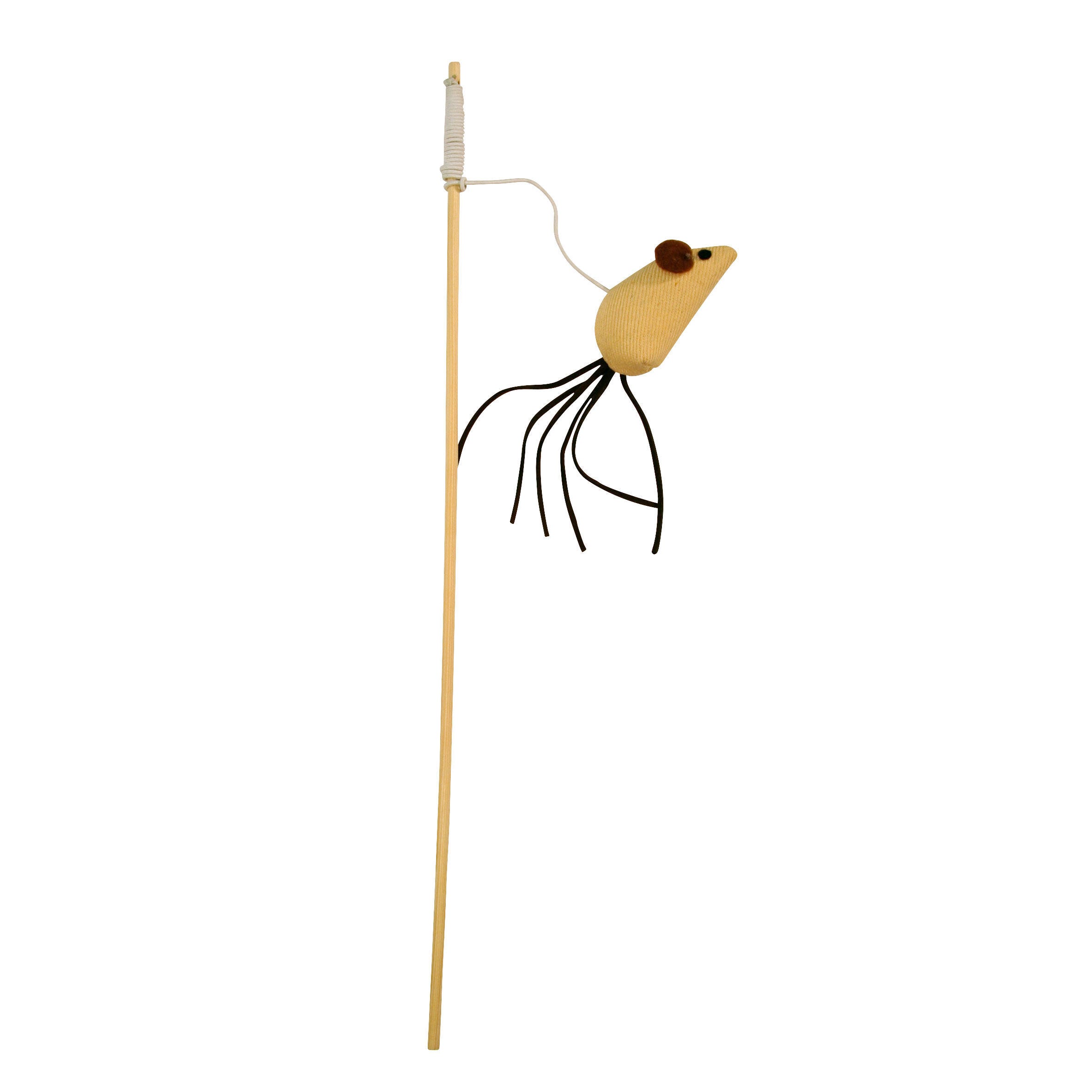 Spielangel Maus NATURE 40 cm