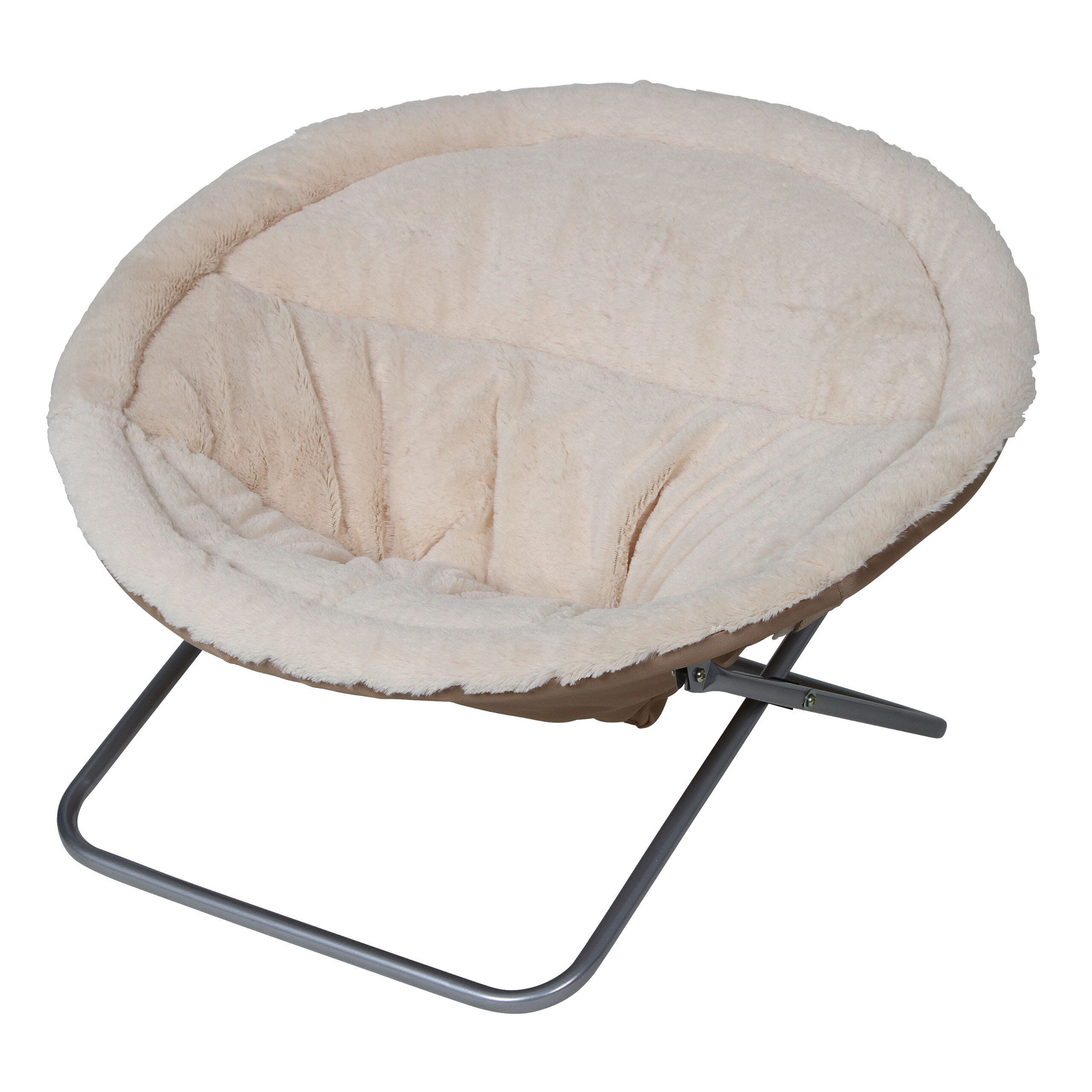 Liegemulde Alice beige, Ø58cm, Höhe 36cm