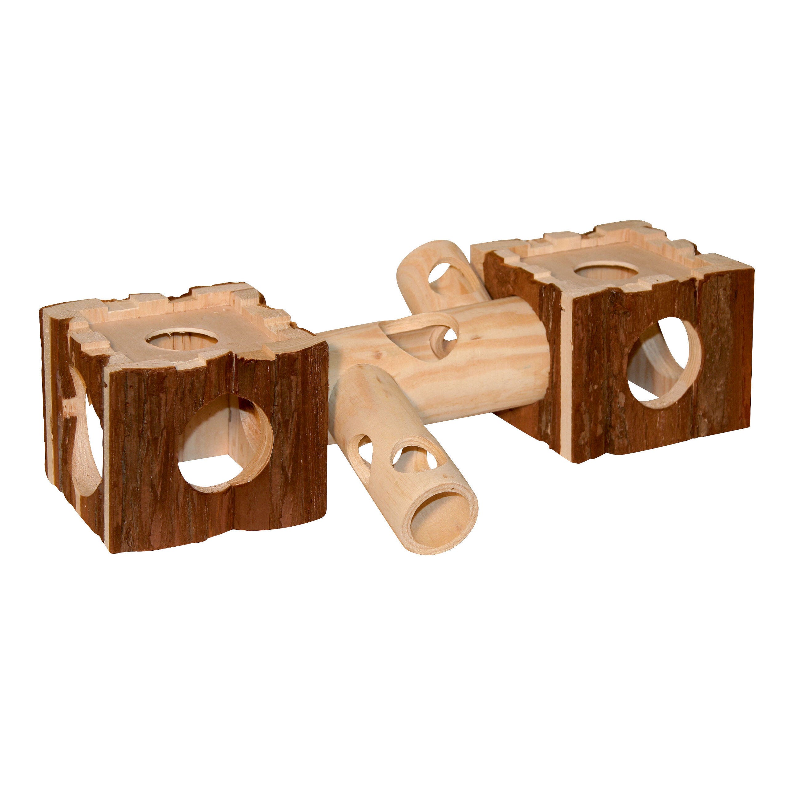 Hamsterburg mit Tunnel NATURE 40 x 12 x 10 cm