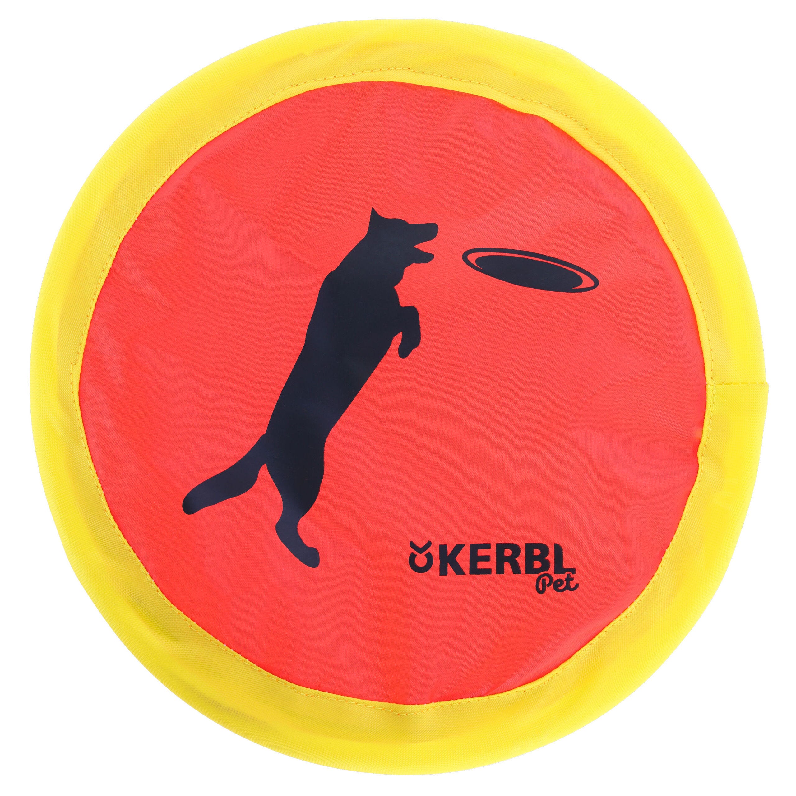 Nylon Frisbee 24 cm neonfarben