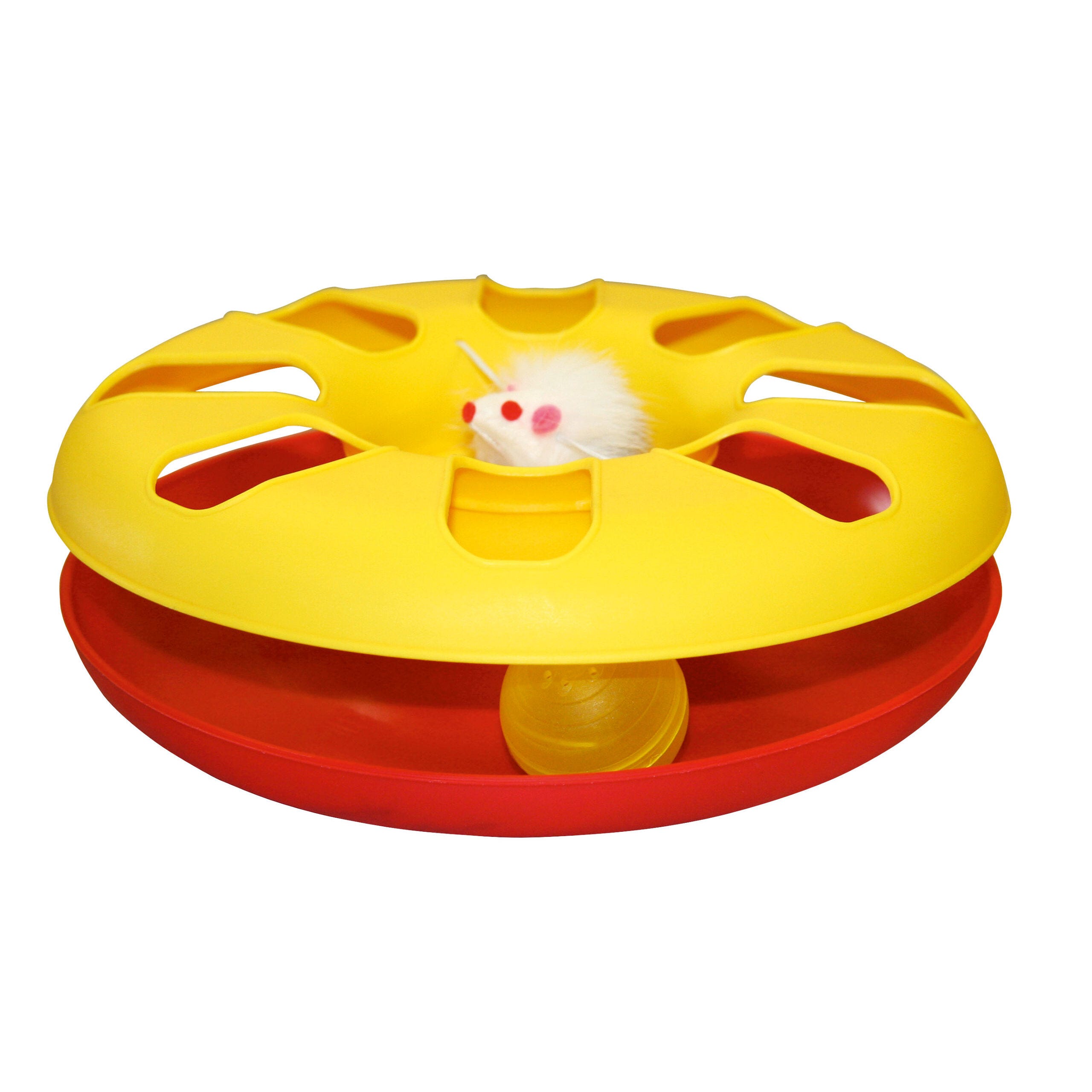 RACING WHEEL Katzenspiel- zeug ø 24 cm, farbl. sort.