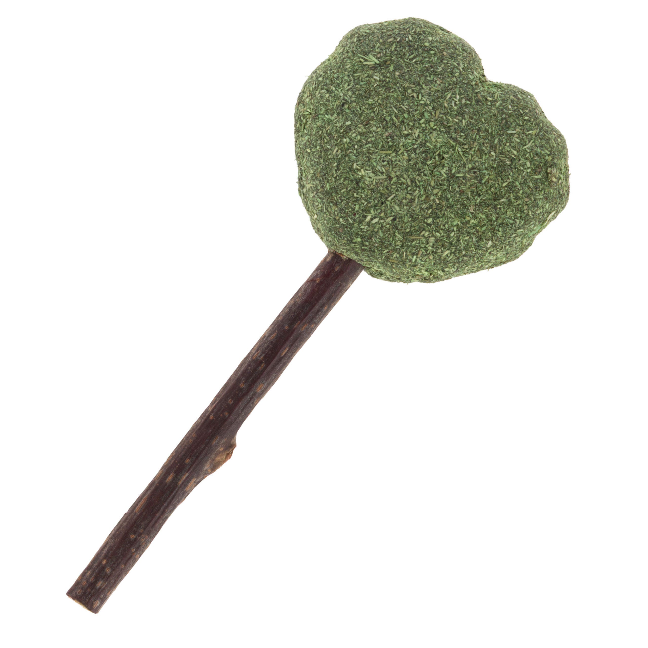 Katzenspielzeug Catnip Herz Lolli, mit Matatabi, Länge 7 cm