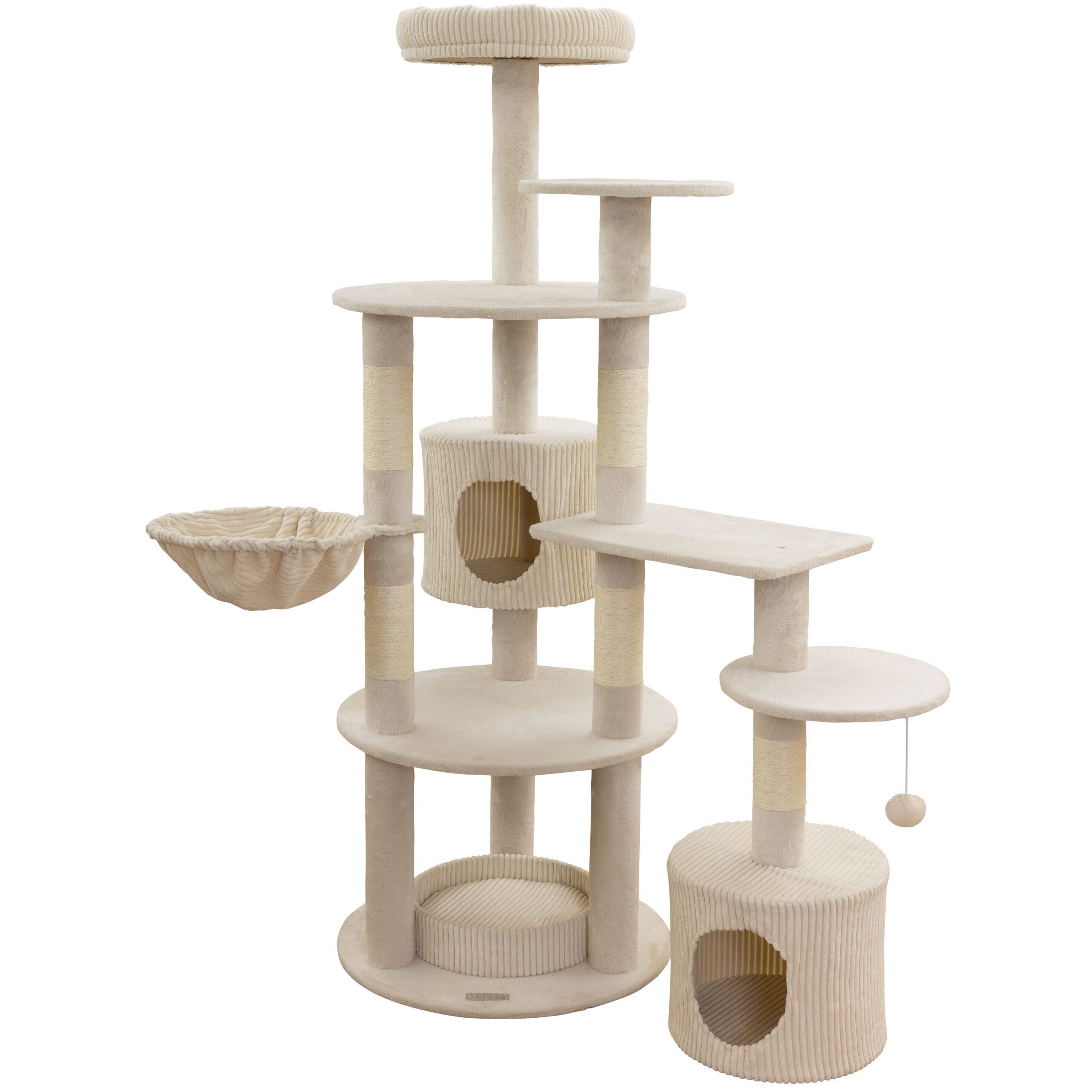 Kratzbaum Annika, beige, 104 x 59 x 164 cm