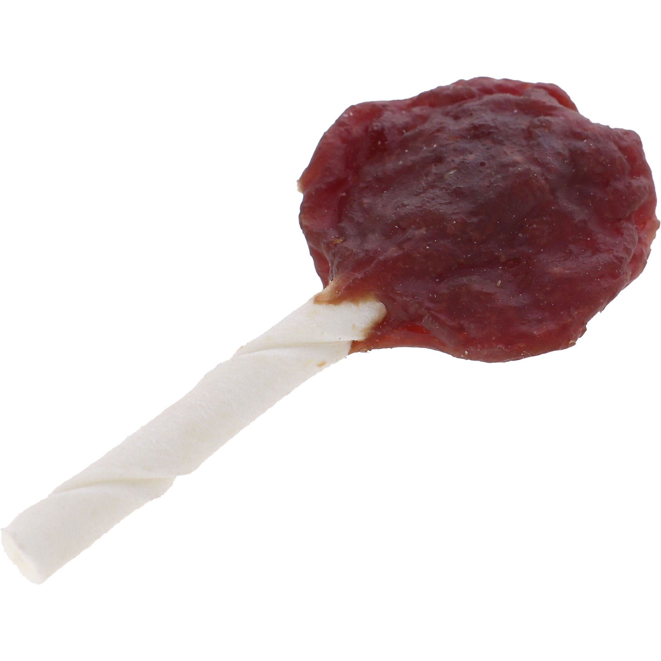 Rinderhaut Lollipop, m. Ente und Käse, 10cm, 20g, lose in Kartonbox