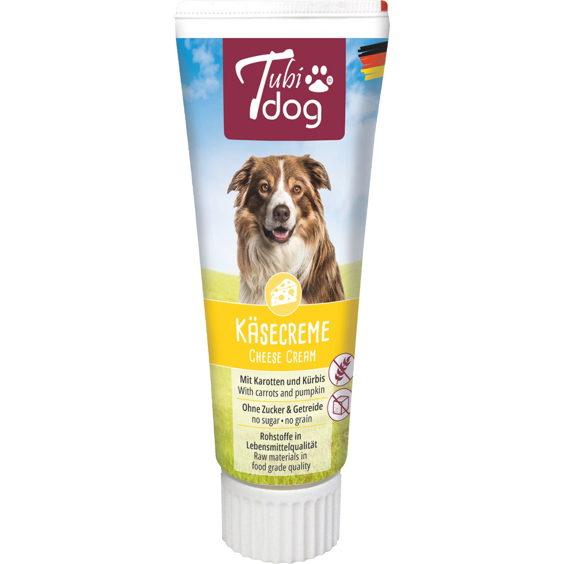 Tubidog Delikatess Käsecreme für Hunde, 75 g