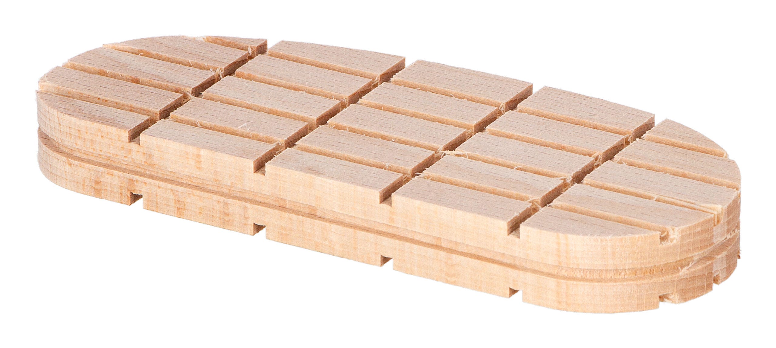 Holzklotz flache Ausführung