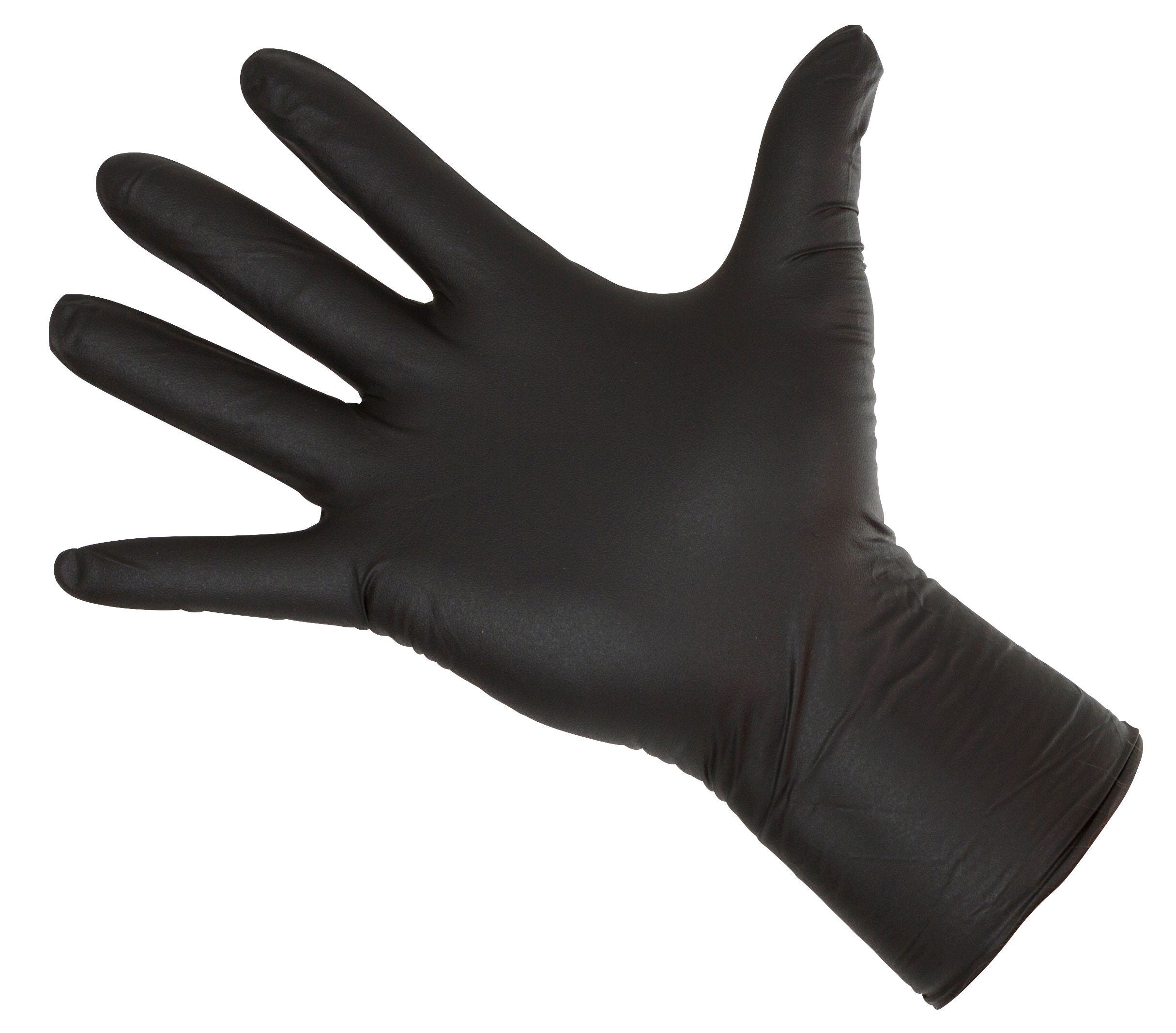 Einmalhandschuh Nitril Long Black