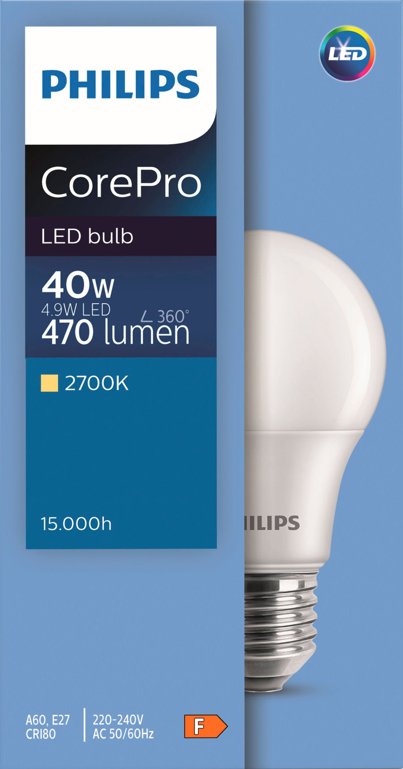 Philips CorePro LED-Birne E27